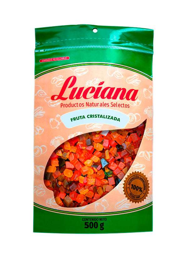 Fruta Cristalizada Luciana x 500 Gr