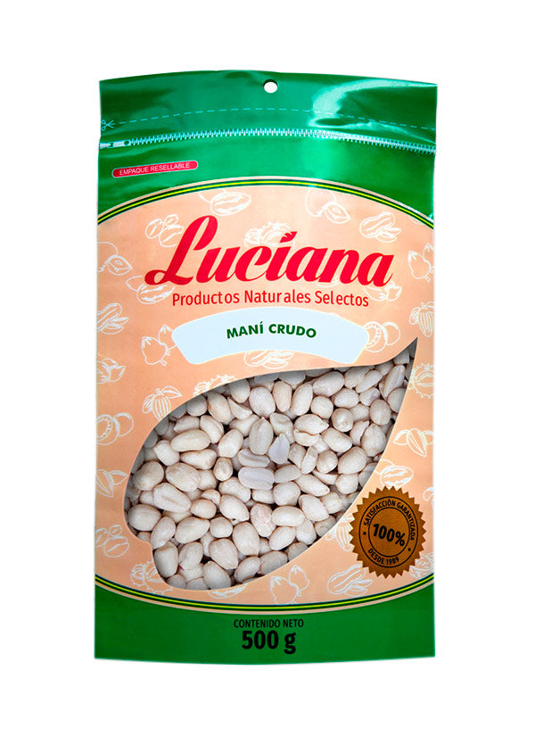 Mani Crudo Luciana x 500 Gr