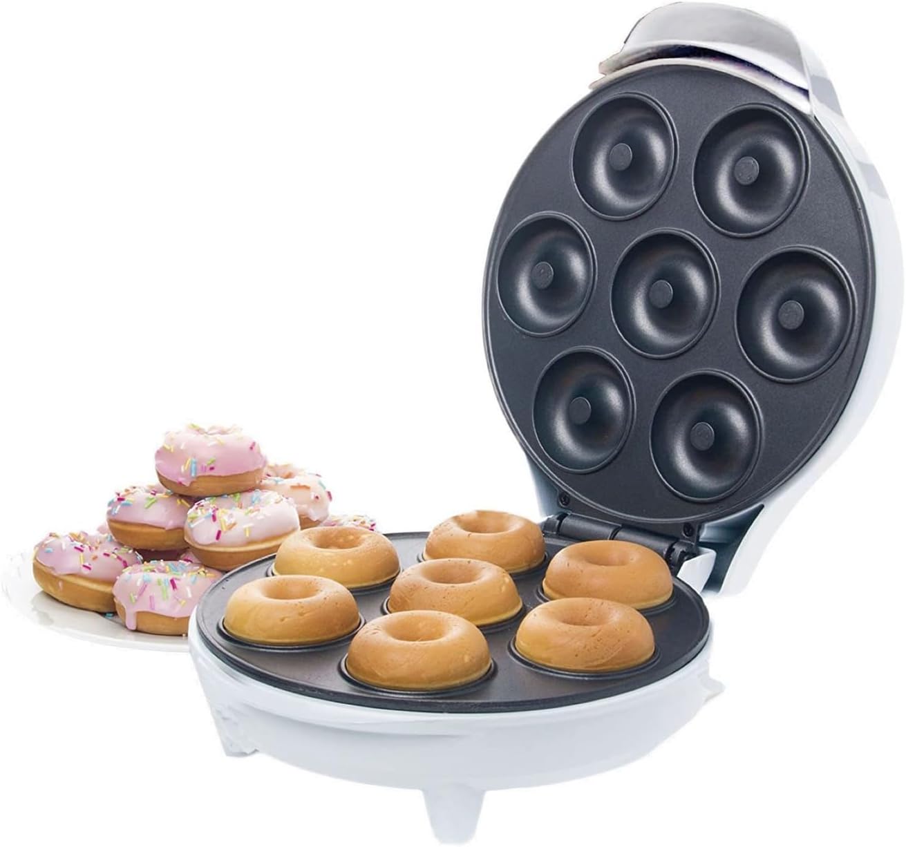 Maquina Mini Donas Antiadherente 7 cavidades de 5 cm