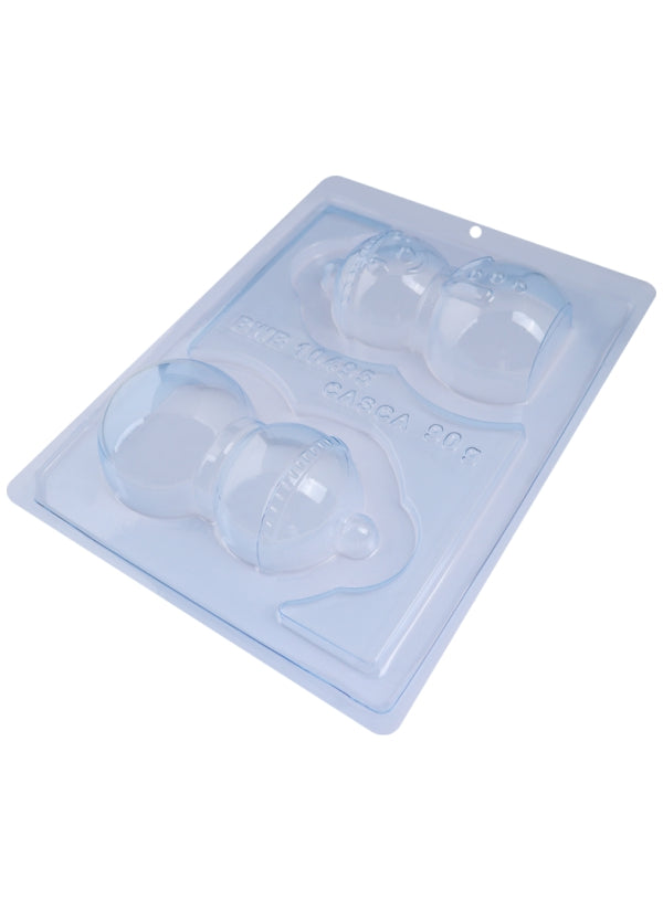 Molde de Acetato Muñeco Nieve 3D 3 Partes X 2 Cavidades BWB