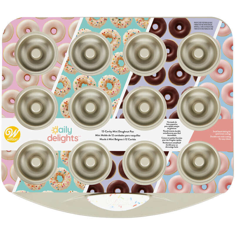 Molde Mini Postres Donas X 12 Cavidades Wilton