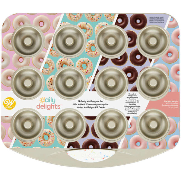 Molde Mini Postres Donas X 12 Cavidades Wilton