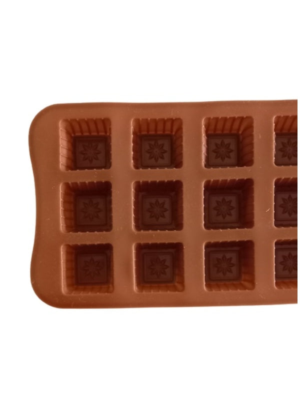 Molde de Silicona Choco Cubito X 15 Cavidades