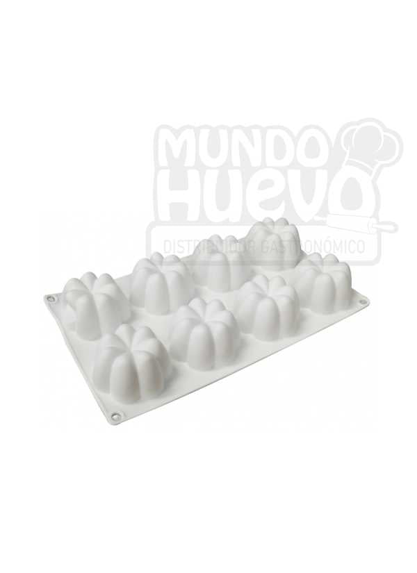 Molde de Silicona Postrecito X 8 Cavidades