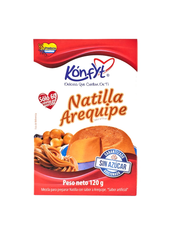 Natilla Arequipe sin Azúcar X 120 Gr Konfyt