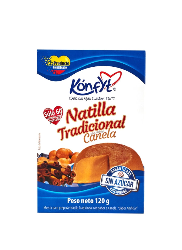 Natilla Tradicional sin Azúcar X 120 Gr Konfyt