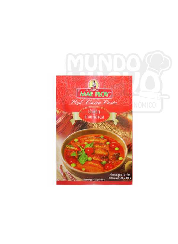 Pasta Curry Rojo X 50 Gr Mae Ploy