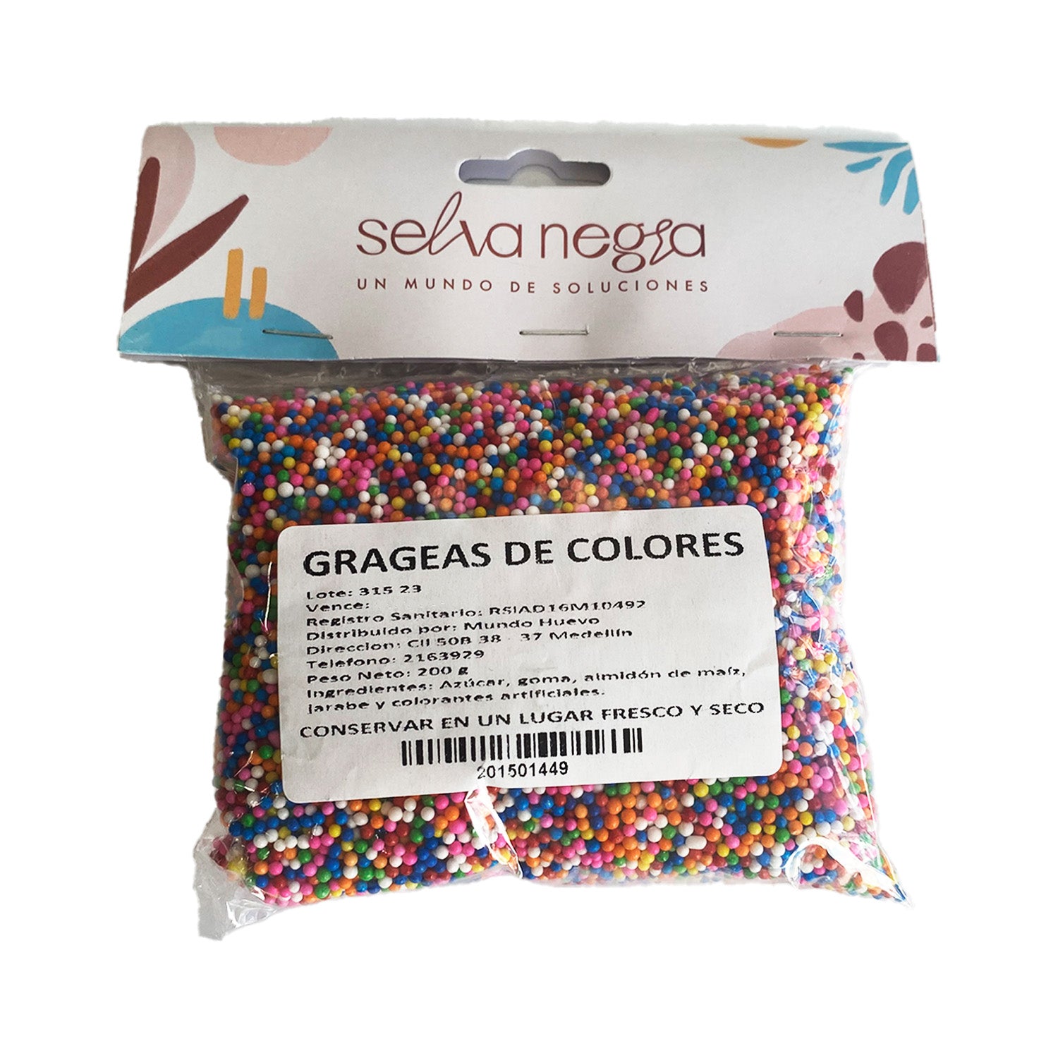 Gragea de Colores X 200 Gr