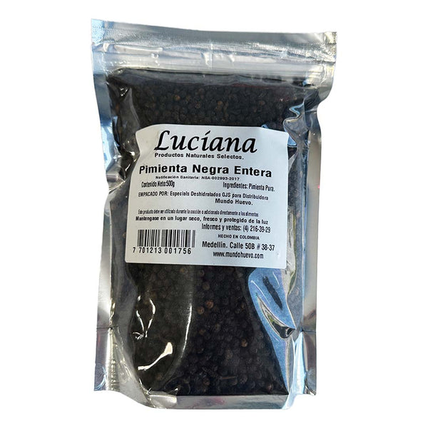 Pimienta Negra Entera X 500 Gr Luciana