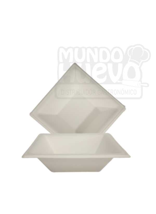 Plato Ecológico Hondo Cuadrado X 20 Unds. BeGreen