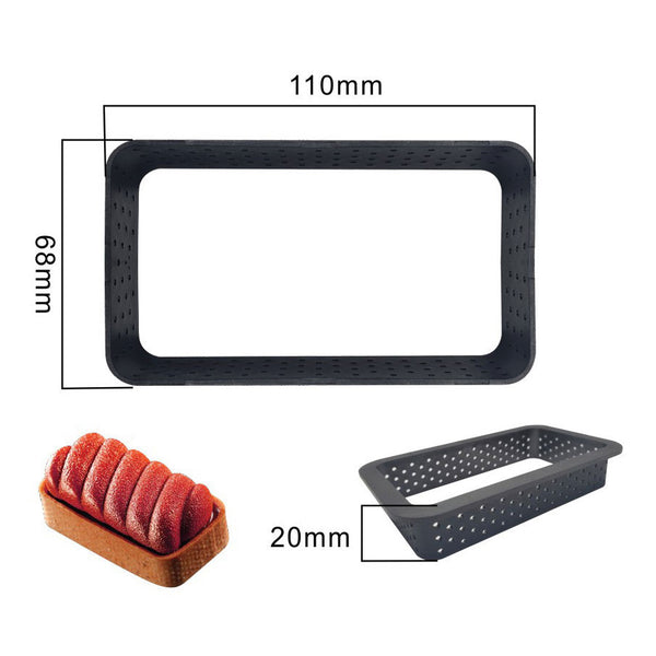 Molde Plástico Rectangular Microperforado