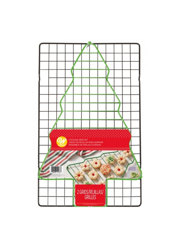 Rejilla Rectangular y Arbol de Navidad X 2 Unds. Wilton