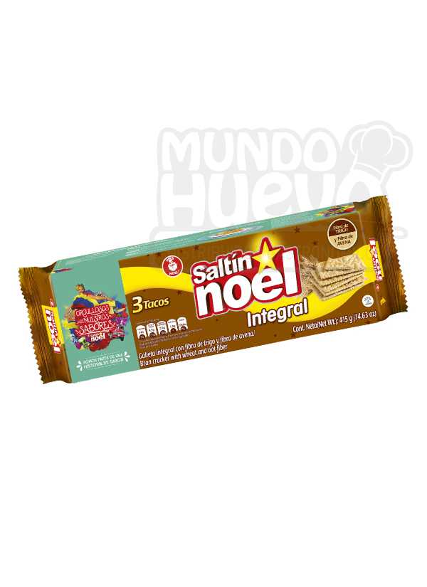 Galletas Saltín Integral X 3 Tacos Noel