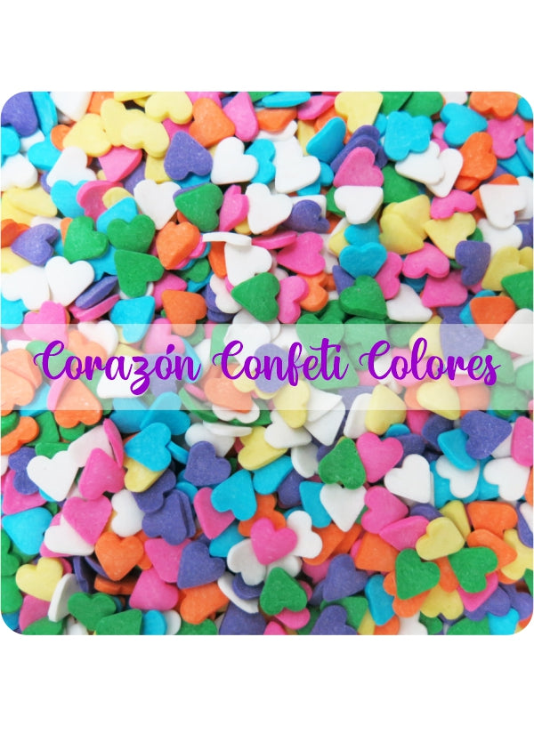 Sprinkles Corazón Confeti Colores X 40 Gr