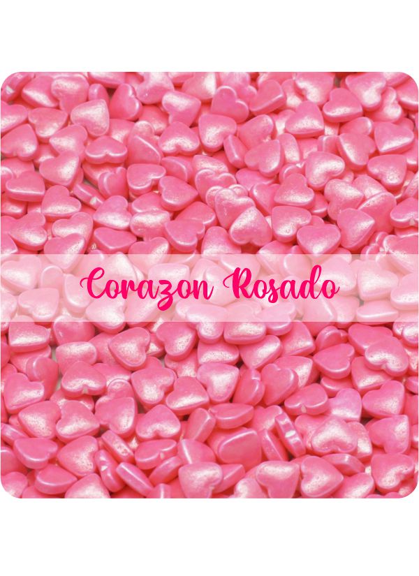 Sprinkles Mini Corazón Rosado X 50 Gr Selva Negra