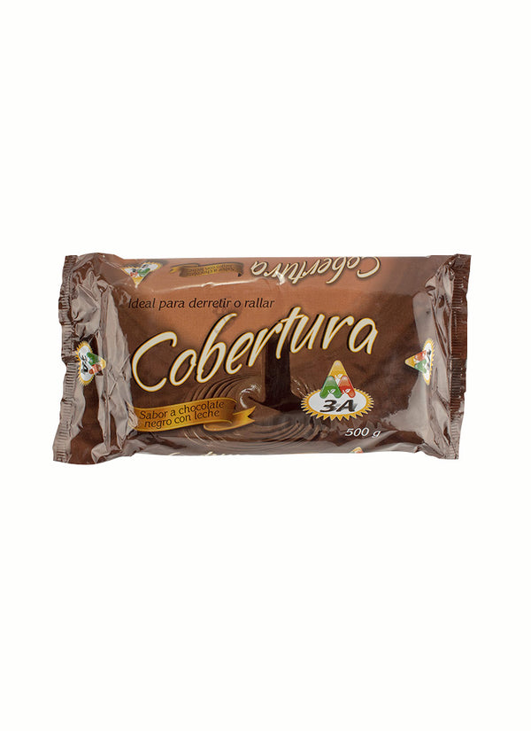 Cobertura Bloque Leche 3A X 500 G