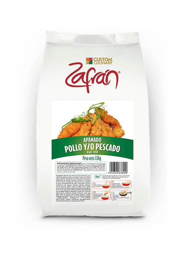 Apanado Pollo y/o Pescado Zafrán X 1 Kg