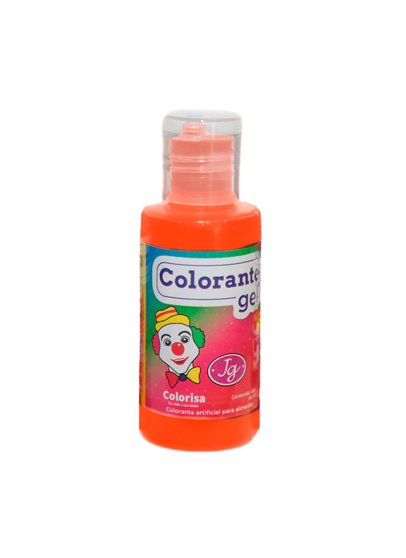 Colorante en Gel Naranja x 60 Ml Colorisa