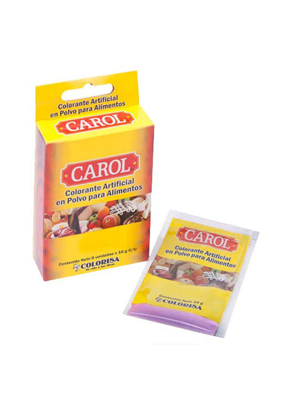 Colorante en Polvo Para Alimentos Morado x 10 Gr Carol