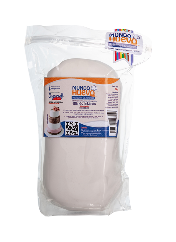 Fondant Blanco Mundo Huevo x 1 Kg