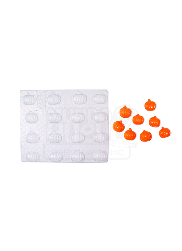 Molde de Acetato Calabaza X 16 Cavidades