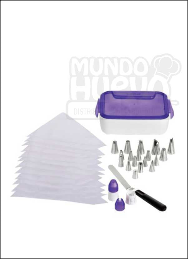 Juego Para Decorar De Lujo X 46 Piezas - Wilton