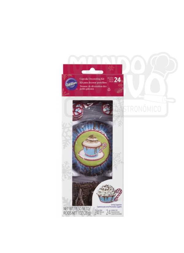 Kit Decoración Cupcakes Cocoa X 24 Unds. Wilton