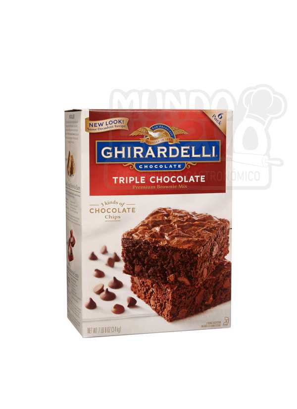 Mezcla Brownie Triple Chocolate x 3,4 Kg Ghirardelli