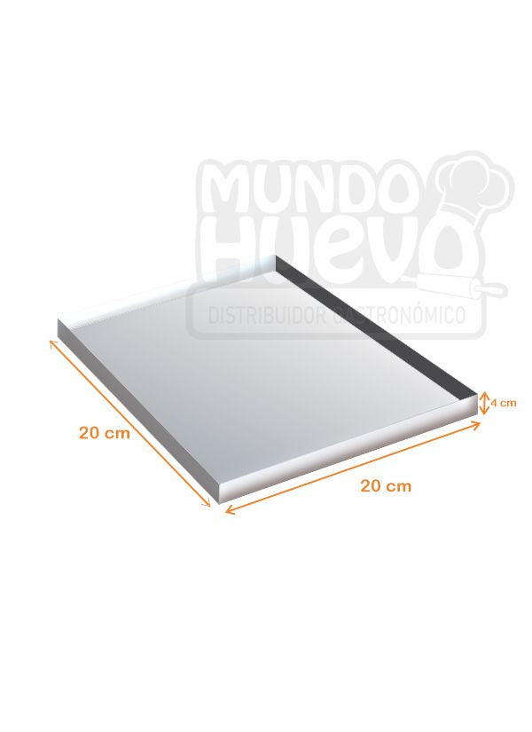 Bandeja de Aluminio 20 X 20 Cm