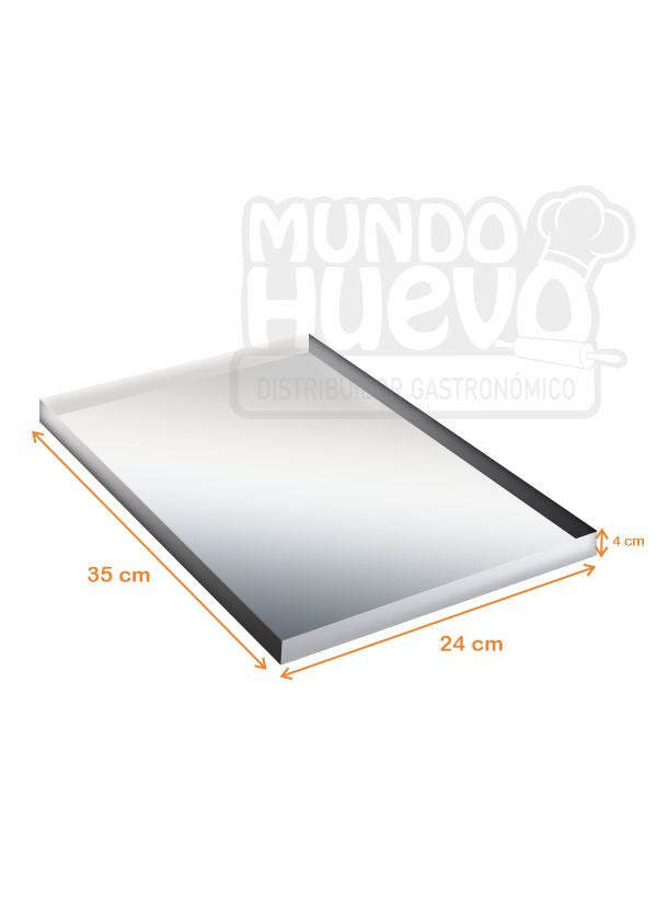 Bandeja de Aluminio 24 X 35 Cm