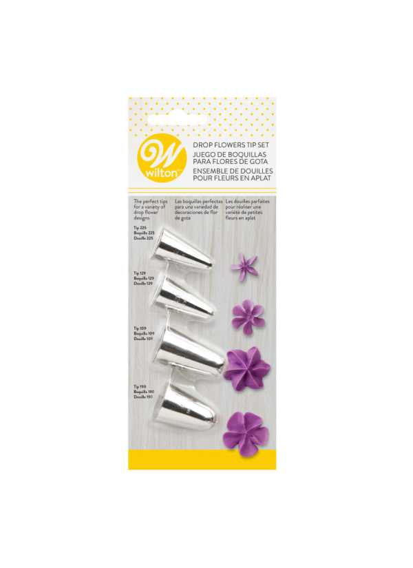 Boquilla Juego Para Flores Gota X 4 Unds. Wilton