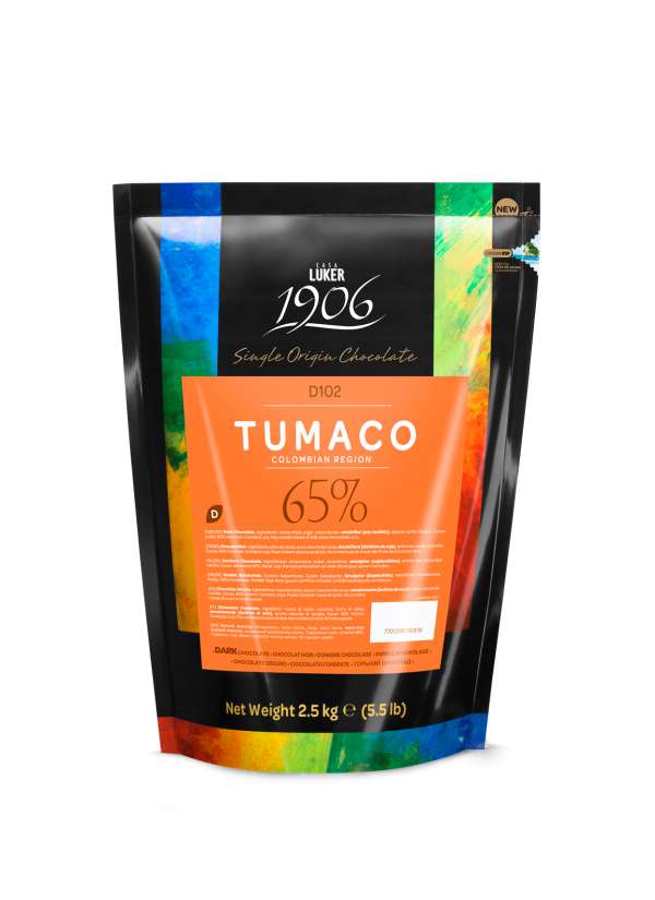 Chocolate Real Amargo Tumaco 65% Cacao x 2.5 Kg Luker