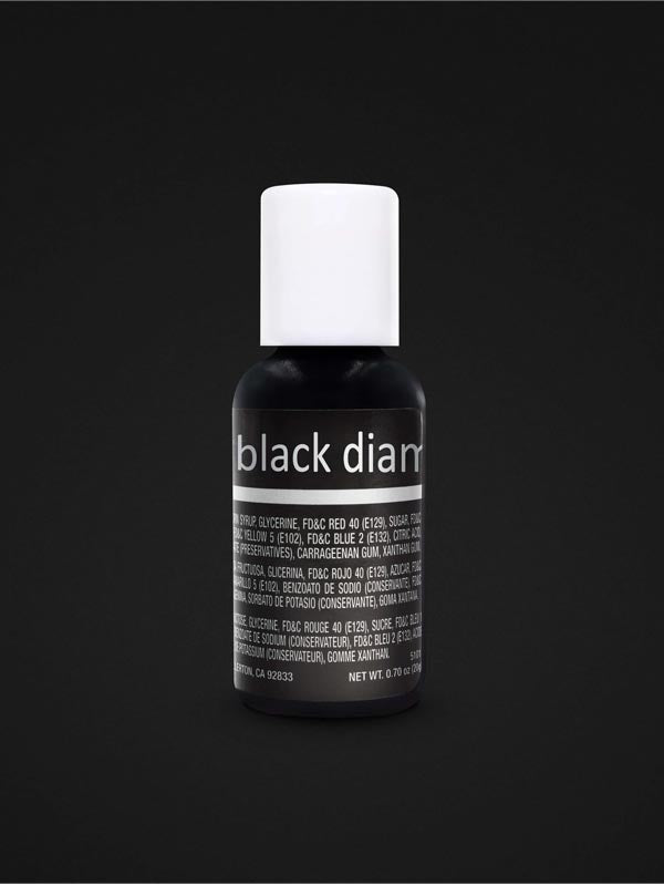 Colorante en Gel Black Diamond/Diamante Negro x 20 Ml Chefmaster