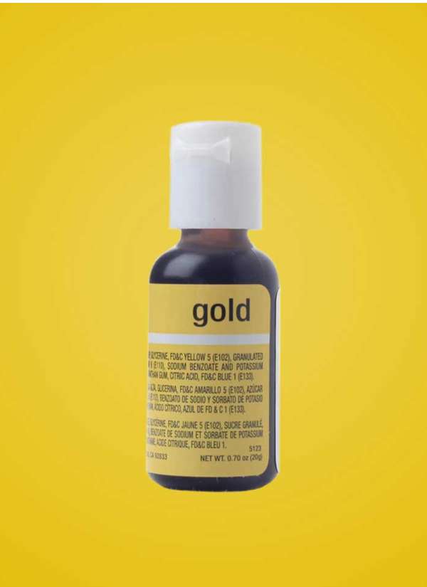 Colorante Gold/Dorado x 20 Ml Chefmaster