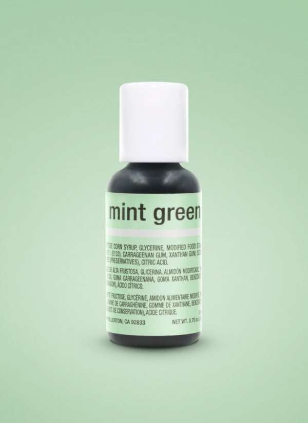 Colorante en Gel Mint Green/Verde Menta x 20 Ml Chefmaster