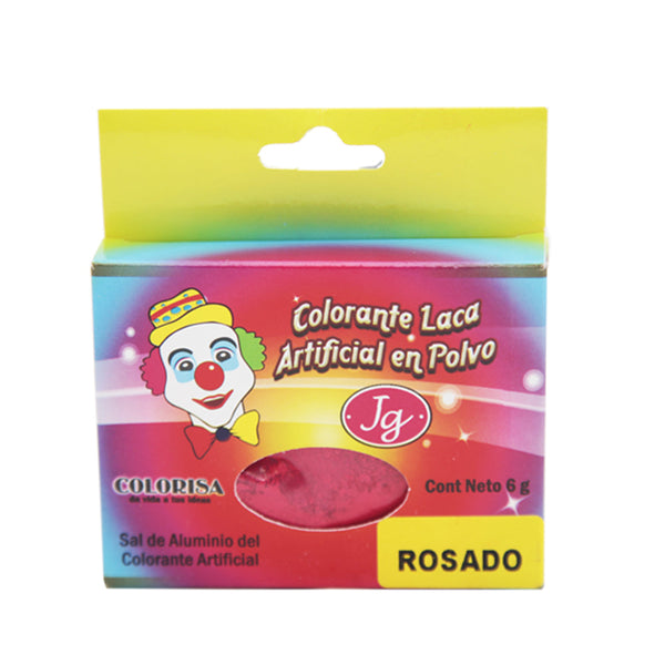 Colorante en Polvo Lacado para Chocolate Rosado x 6 Gr Colorisa