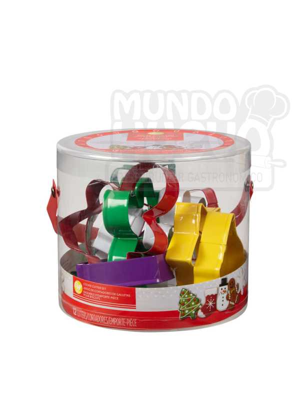 Juego De Cortadores Navidad X 12 Unds. Wilton