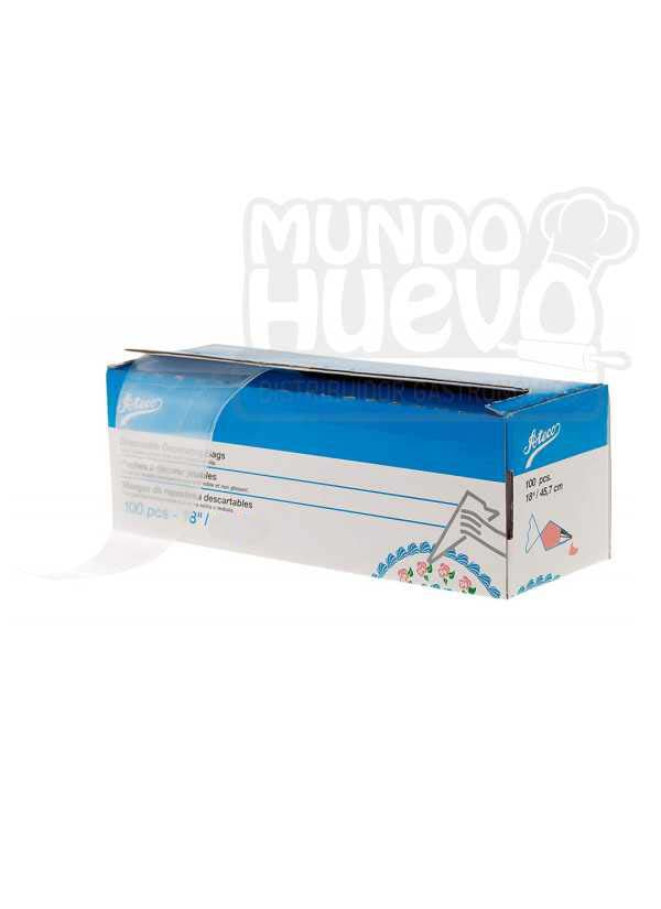 Manga Desechable Nº12 (30Cm) Caja X 100 Unds. Ateco