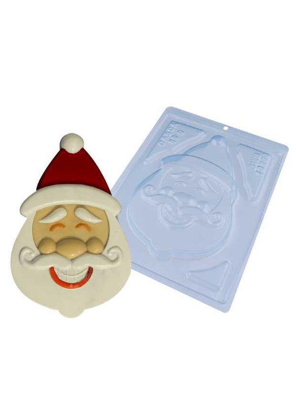 Molde de Acetato Cara Papá Noel 3 Partes BWB