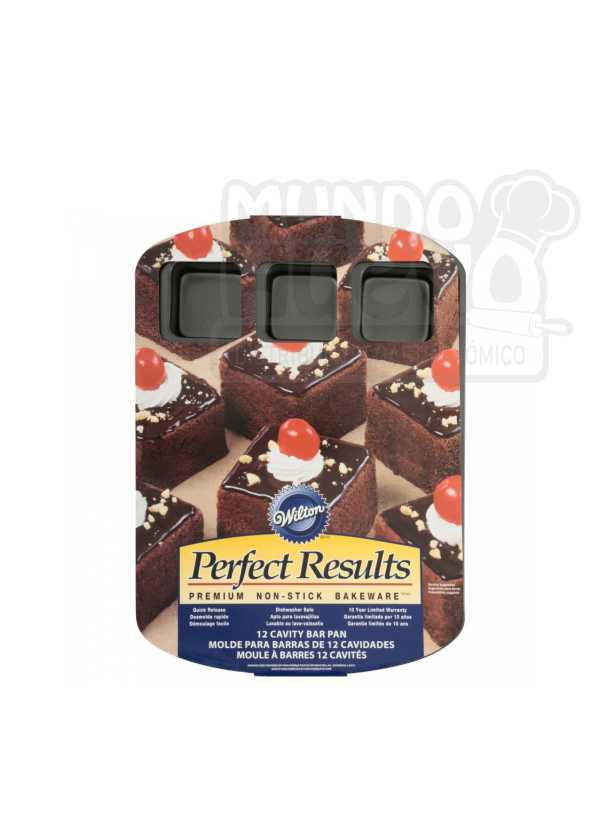 Molde Cuadrado Brownie X 12 Cavidades Wilton