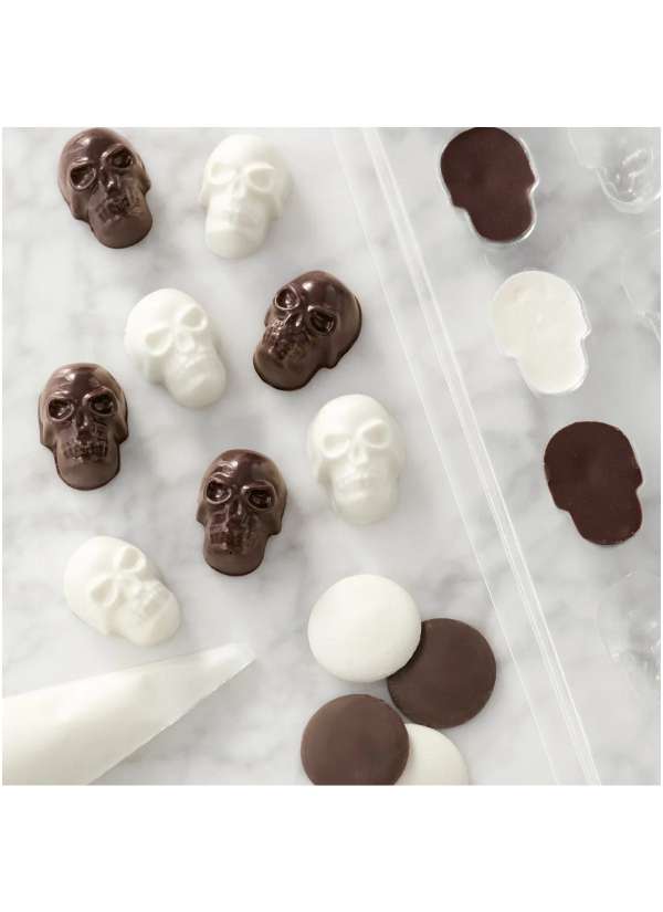 Molde Chocolate Calavera X 24 Cavidades Wilton