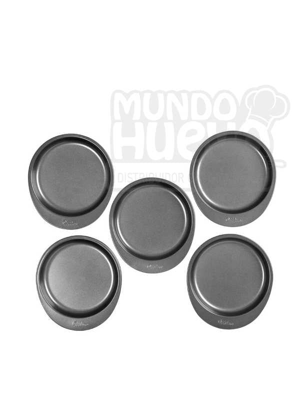 Juego De Moldes Capa Redondo X 5 Unds. Wilton