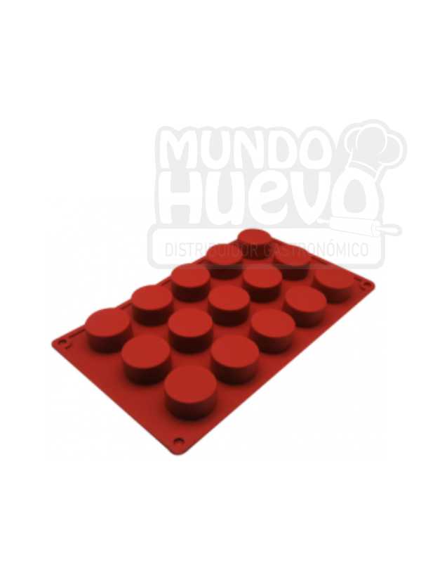 Molde de Silicona Choco Círculos X 15 Cavidades