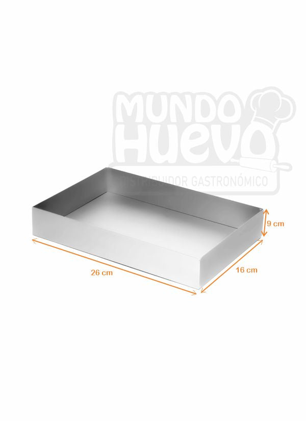 Molde para Torta Rectangular 1/2 Lb