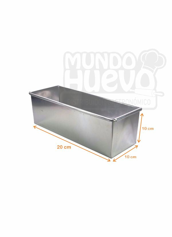 Molde Pan Sin Tapa 20 X 10 Cm