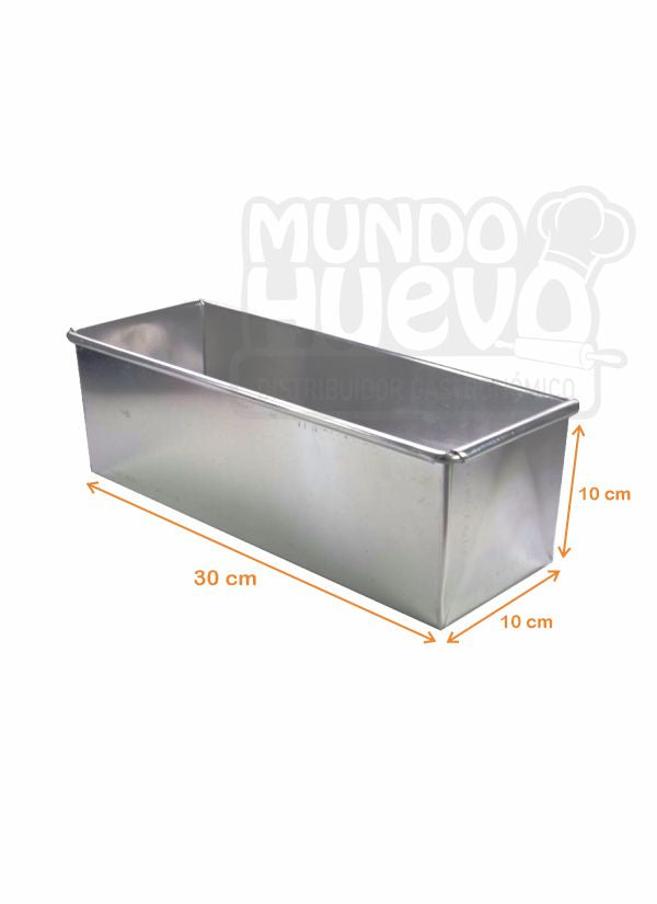 Molde Pan Sin Tapa 30 X 10