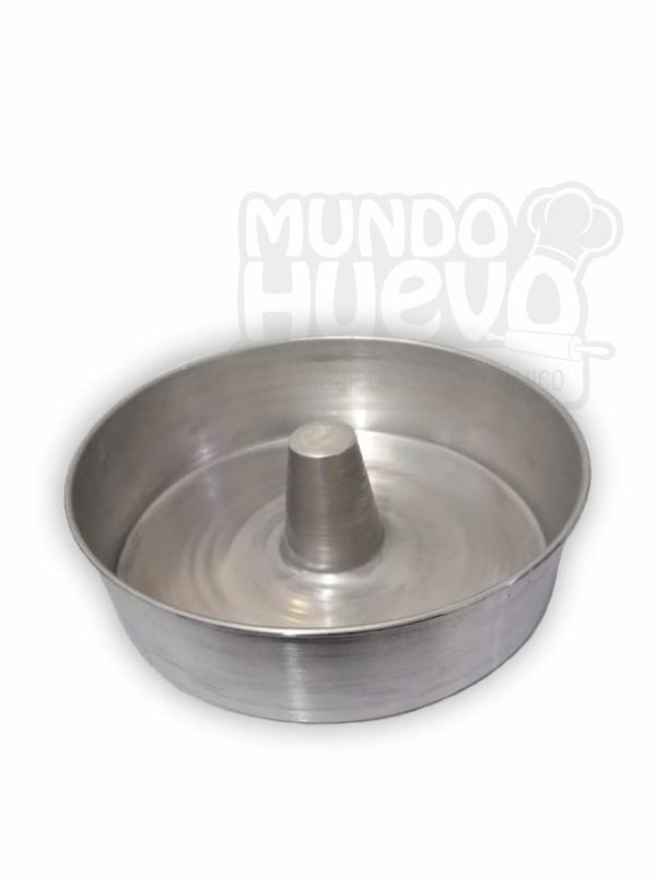 Molde Redondo con Tubo Aluminio 1 Lb