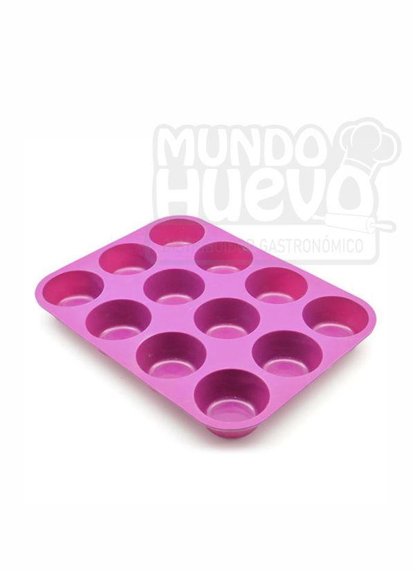 Molde de Silicona Mini Ponqué X 12 Cavidades Press