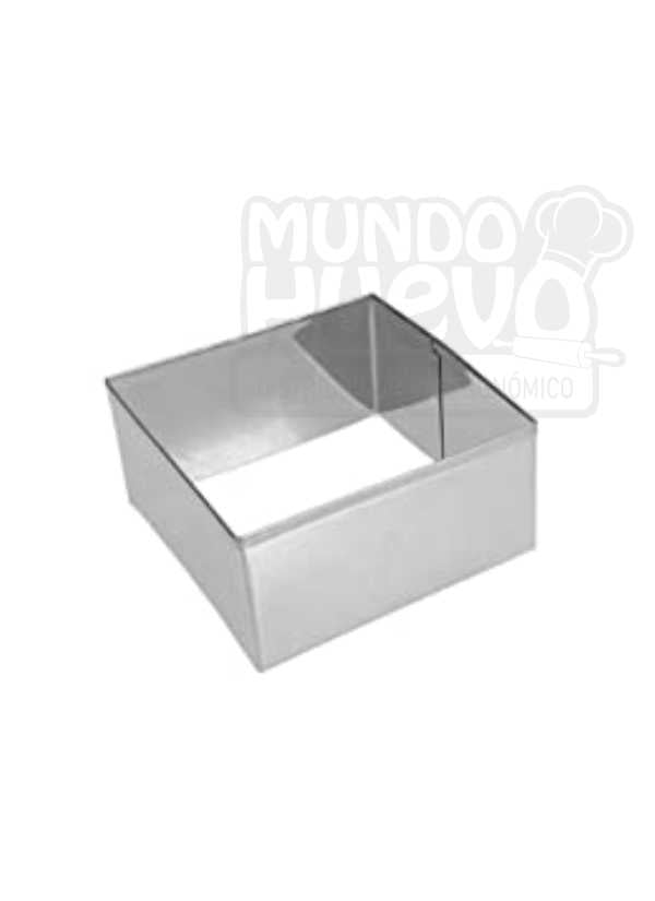 Timbal Cuadrado Acero MS 7 x 5 Cm