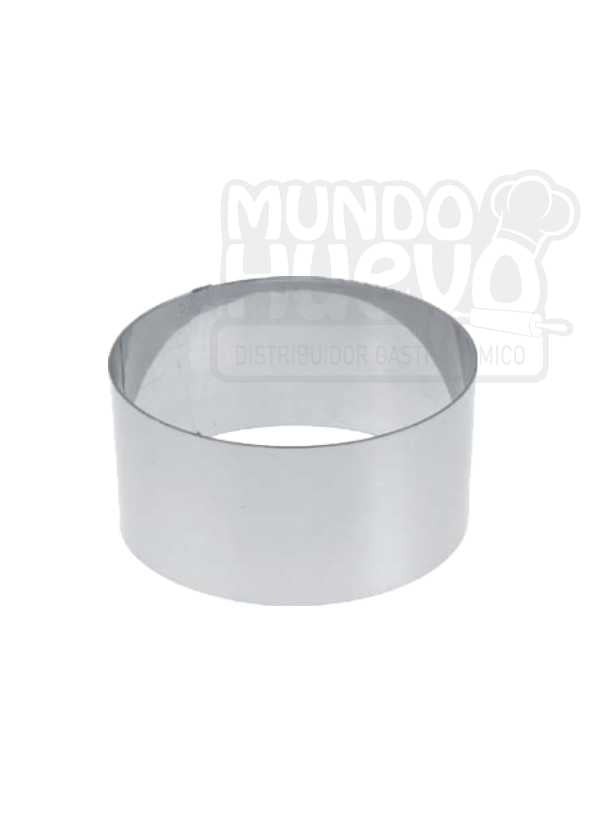 Timbal Redondo Acero MS 7 x 5 Cm